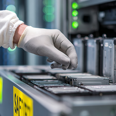 Destruction de disques durs