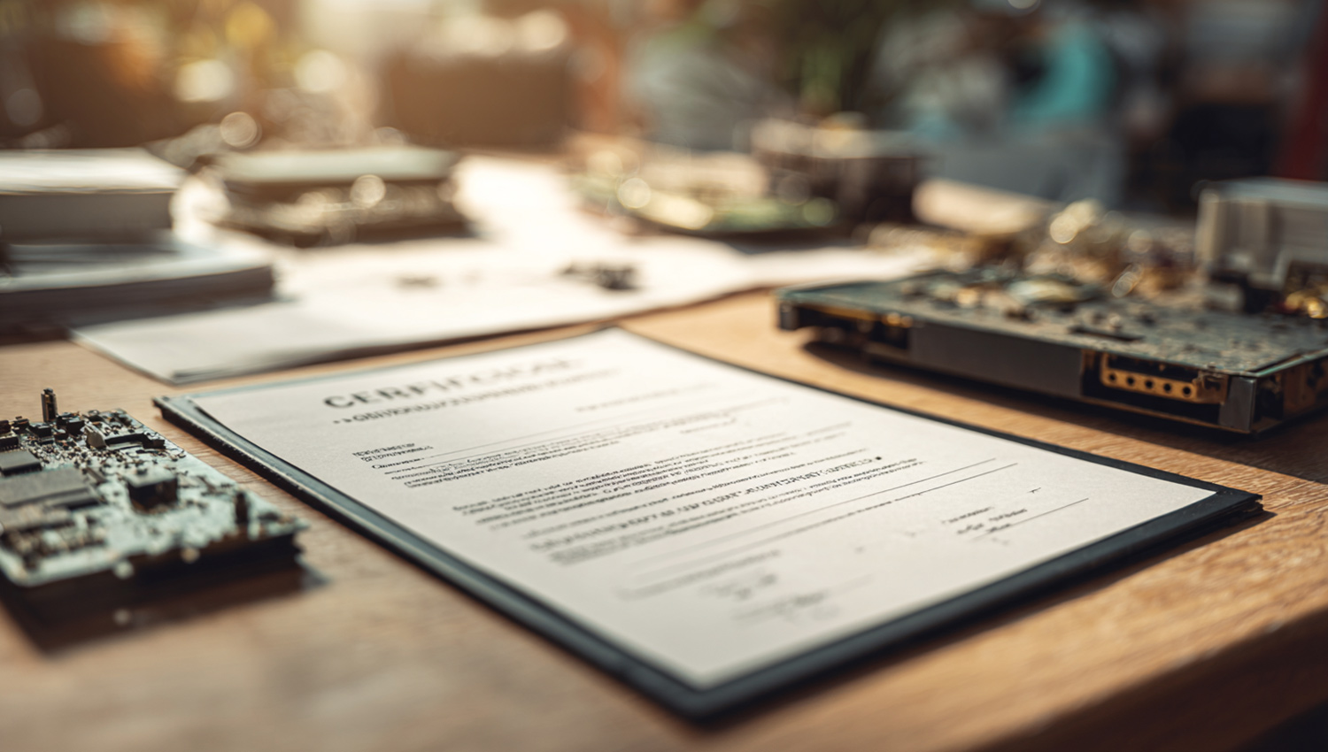 Certification PMC (Programme des Marchandises Contrôlées) et certificats de destruction pour entreprises