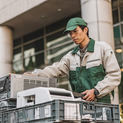 Demandez une collecte de vos équipements à recycler dès maintenant