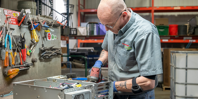 Recyclage industriel et électronique