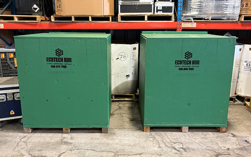 Nos formats de contenants disponibles