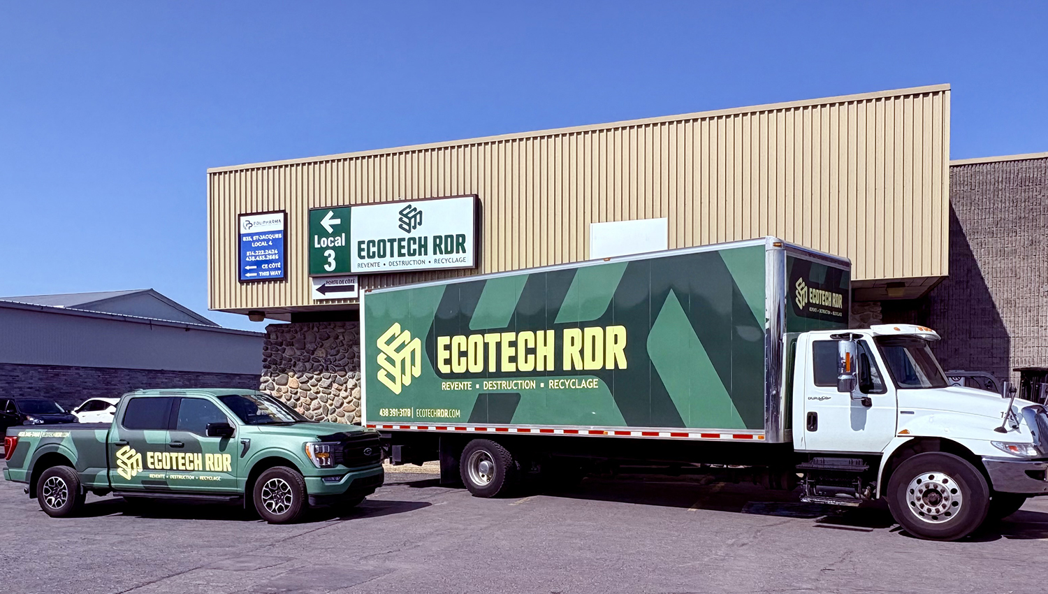 Entreprise de recyclage industriel et commercial au Québec